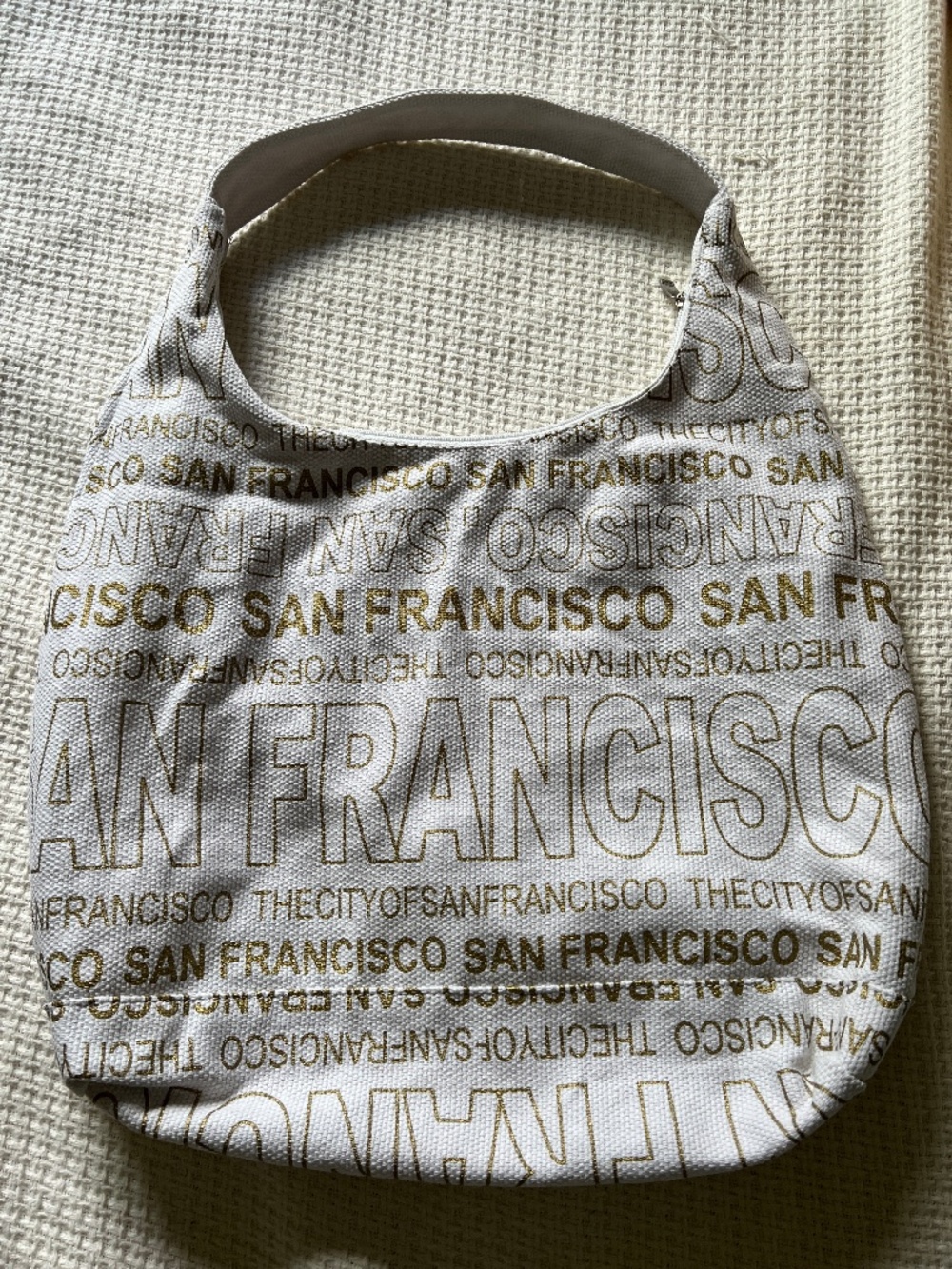 NEW! ROBIN RUTH SAN FRANCISCO CANVAS CITY HOBO SHOULDER BAG / TOTE BAG/ PURSE